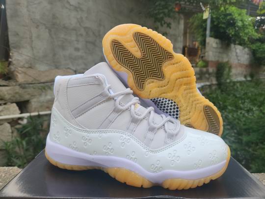 Buy and Sell Air Jordan 11 White Gum Men's Basketball Shoes-95